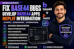 fix base44 bugs, develop base44 apps replit integrations ai automation base 44