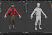 rig, port, or create sfm model gmod playermodel  left4dead2 tf2 mmd vr character