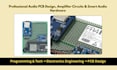 design audio pcb, amplifier circuits, fritzing and smart audio hardware