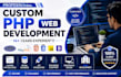 develop custom PHP web application with mysql