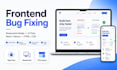 fix responsive website issues and frontend bugs