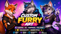 draw your furry characters sfw and nsfw