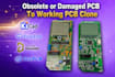 reverse pcb engineering from obsolete pcb,image to gerber,pcb clone