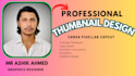 design youtube thumbnails for your channel