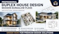 create professional duplex house design and modern bungalow plans