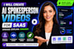 create ai spokesperson videos for saas