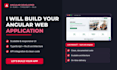 build a modern angular web app with a responsive UI