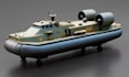 design hovercraft 3d model, air cushion vehicle design, amphibious hovercraft