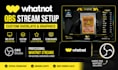 setup whatnot obs stream with custom animated overlays and graphics