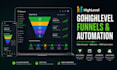 build your gohighlevel funnel, website and automation