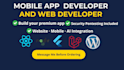 create a premium mobile app secure,website