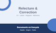 relire et corriger ton document en francais