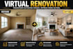 do virtual renovation for real estate property photos