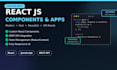 create custom react js components and web apps