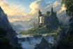 design amazing fantasy landscape