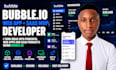 do bubble io web app, bubble website, bubble mvp saas software developer