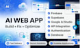 fix vibe coded ai web app with firebase and ai studio