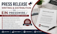 write SEO press release PR distribution public relation via ein presswire