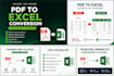 convert pdf to excel sheet