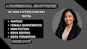 ghostwrite and proofread non fiction fantacy novel