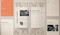 design hyperlinked digital planner, goodnotes daily monthly planner and journal