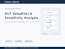 build dcf valuation, financial model and investment analysis