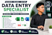 data entry and webresearch