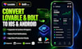 convert lovable ai bolt new web app to ios and android using capacitor cordova