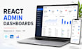 build a responsive react admin dashboard with charts and API integration