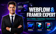 design and develop webflow framer website figma to webflow framer developer