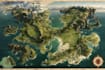 draw a fantasy map illustration isometric map