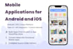 develop mobile applications for android and ios