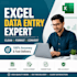 do excel data entry, data cleaning, and formatting