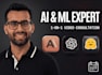 be your 1 on 1 ai, machine learning, data science tutor, phd researcher