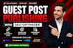 provide guest posting with manual outreach and backlink audit