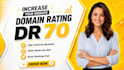 increase your website aherfs dr 70 with  seo backlinks