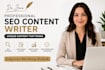write SEO articles and blog content