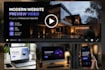 create cinematic website hero and landing page videos