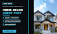 publish home decor guest post on home improvement blogs