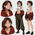 raw custom character sheet for character design