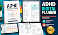 do adhd digital planner adhd workbook executive function planner and canva ebook