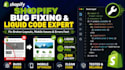fix shopify liquid css bugs and layout issues as developer