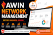 launch and manage awin affiliate network