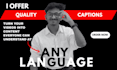 add captions and subtitles in any language