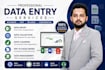 do copy paste data entry, excel data entry and web research