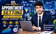 book qualified sales appointments with decision makers