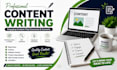 write engaging website content, about us page, and home page