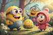 design cute cartoon characters