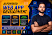develop ai website, custom website and ai software