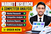 do market research and competitor analysis